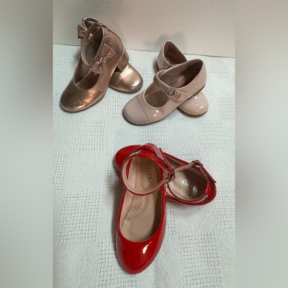 Rachel Shoes Other - Bundle Rachel Shoes Kids Mary Jane Dress Shoes - Red, Pink, and Gold